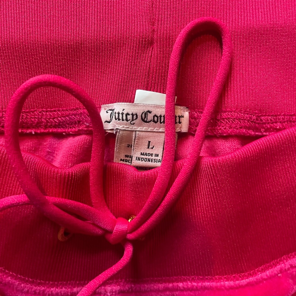Vibrant Pink Velour Tracksuit - Picture 3 of 4